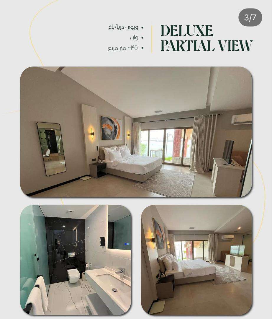 دهکده ساحلی ماکان دلوکس ویو دریا یا باغ